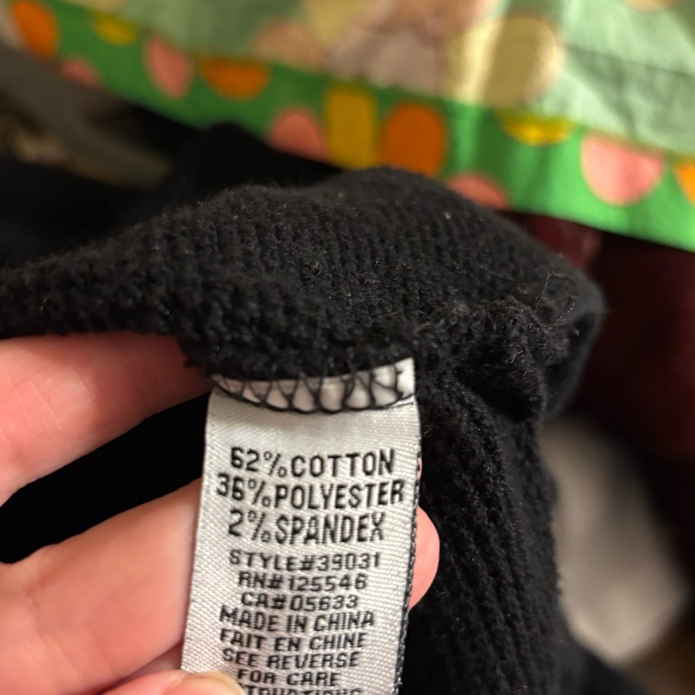 Habitat Black Oversized‎ Pullover Sweatshirt XL - Picture 5 of 6